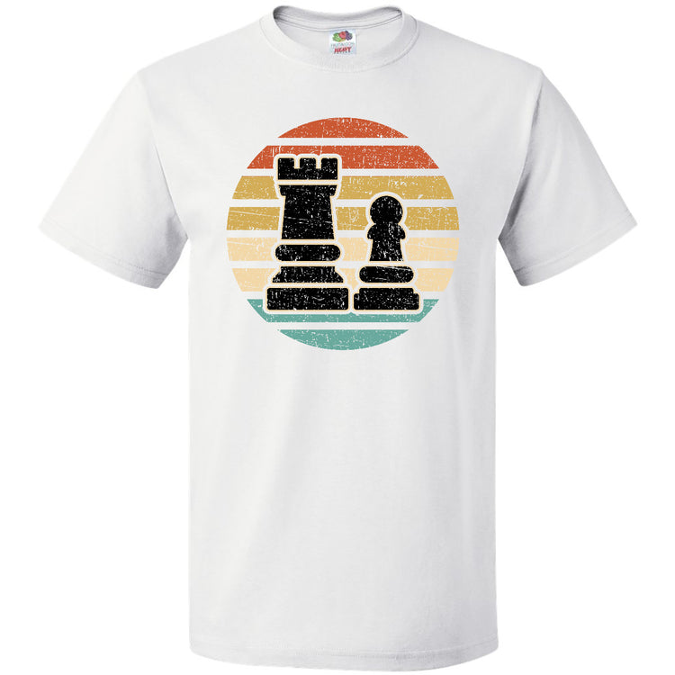 Chess Player Retro Sunset T-Shirt